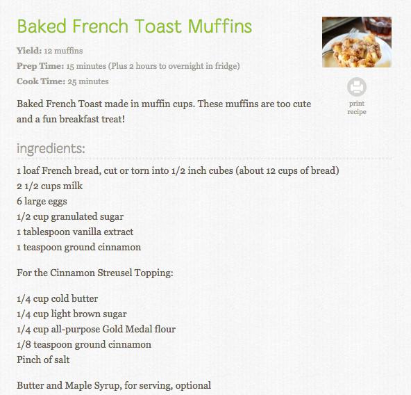 Baked French Toast Muffins #tipIt