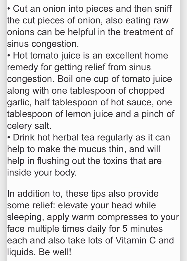 Top Natural Remedies For Sinus Congestion You Can Make at Home!