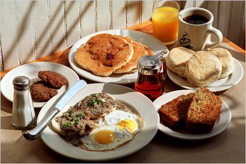 Fix It: Flip your thinking & make breakfast your largest meal of the day. Eat relatively less as the day goes on to keep yourself from becoming over-hungry. A recent study found that a quick bowl of oatmeal first thing in the a.m. can help you eat 50 percent less at lunch.