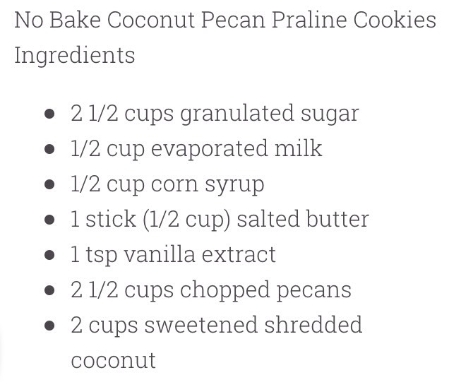 Coconut Pecan Praline Cookies 