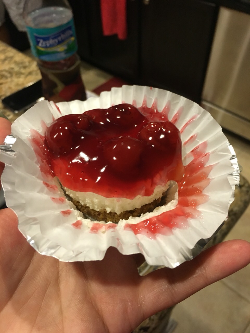 Add the cherry topping and voilá!