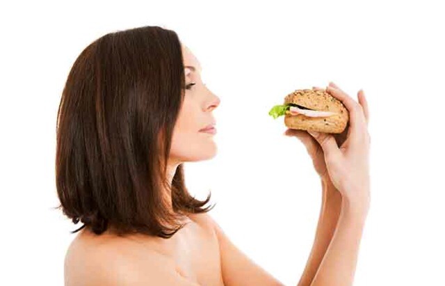 SLOW DOWN
Eating too quickly can cause air to be trapped in your system, so chew slowly to minimize bloating caused from getting too much air trapped in your system.