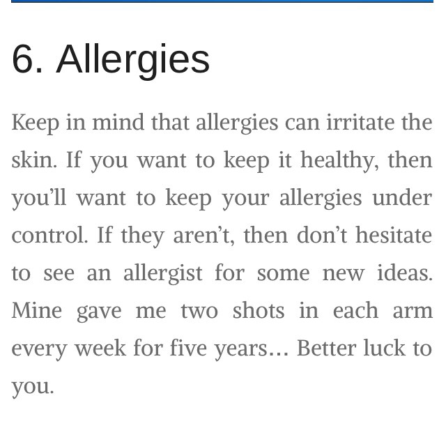 😧😦 Dealing With Dry Skin 😦😧