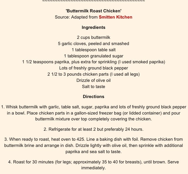 Buttermilk Roast Chicken Super Tender And Juicy Chicken 