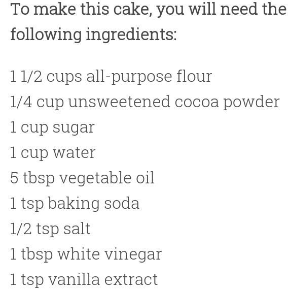 crazy wacky depression cake treat 4 my diet frends:no sugar,milk,butter