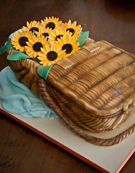 Flower Basket Cake