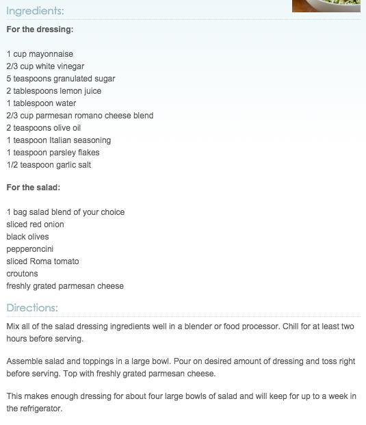 Olive Garden Salad & Dressing Copycat Recipe!