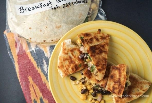 9. Frozen Breakfast Quesadillas