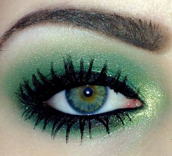 Beautiful Green Eye Shadow Look😍❤️✅