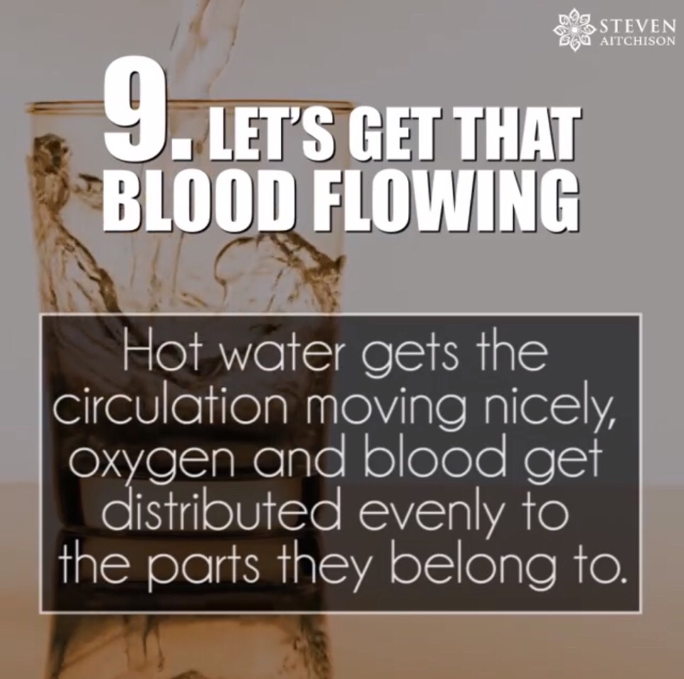 Think Again Before Drinking Cold Water. 