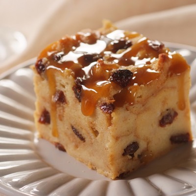 Raisin apple bread pudding 