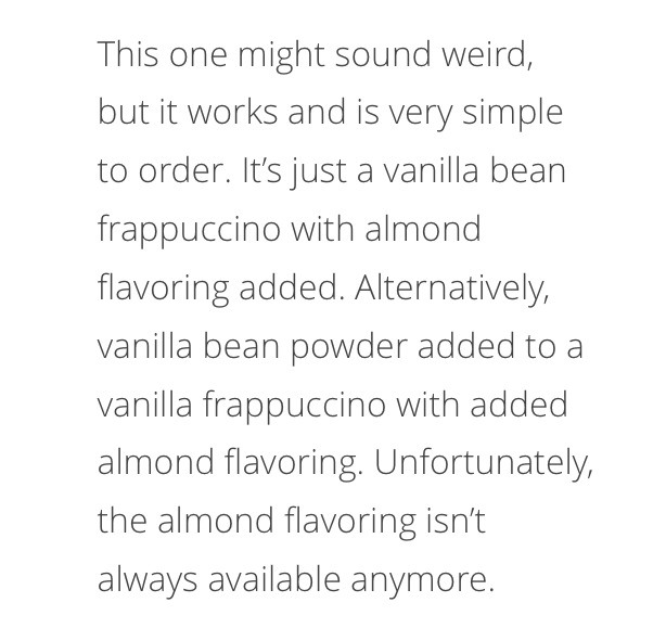 15 Secret Starbucks Menu Recipes 👍☕️