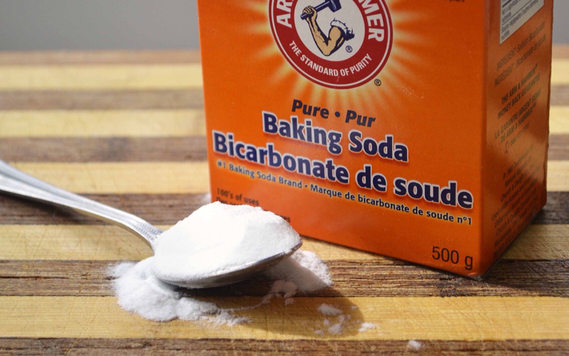 1 or 2 tablespoons of baking soda 

Baking soda kills bacteria and when you put it in your skin it goes in your pores and sucks all the dirt and bacterias there is.