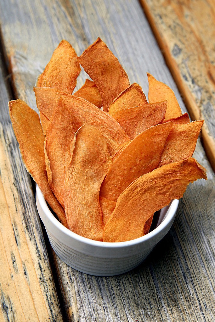 Dried Cantaloupe 
Bonus! This snack is only one ingredient and each delicious, chewy serving is just 25 calories!