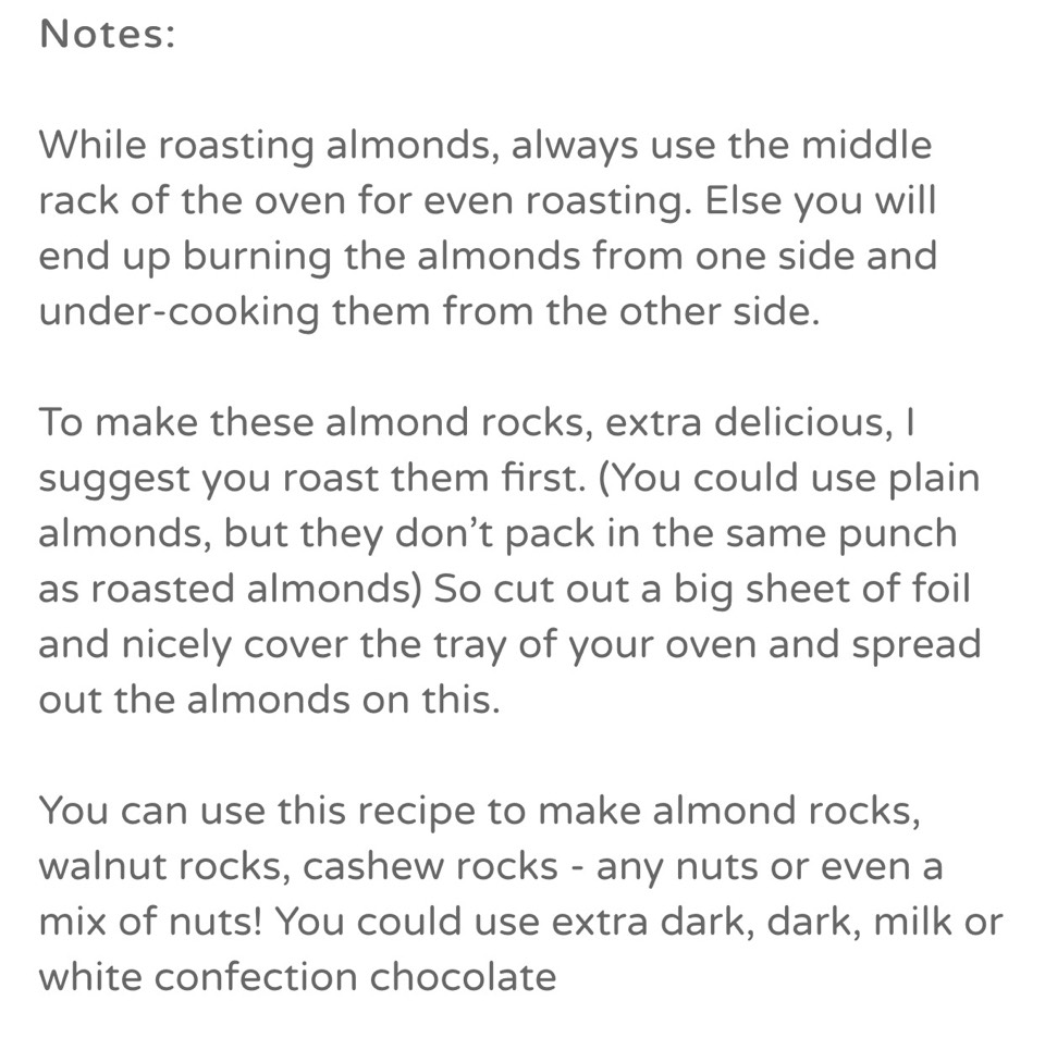 Chocolate Almond Rock