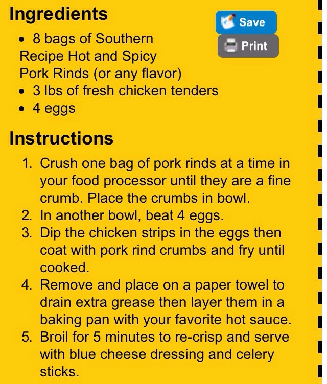 Hot and Spicy Chicken Tenders