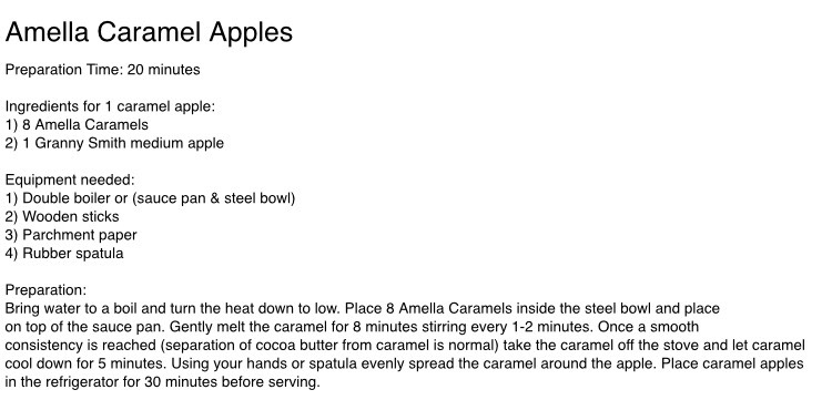 ✨Amella Caramels Recipes✨