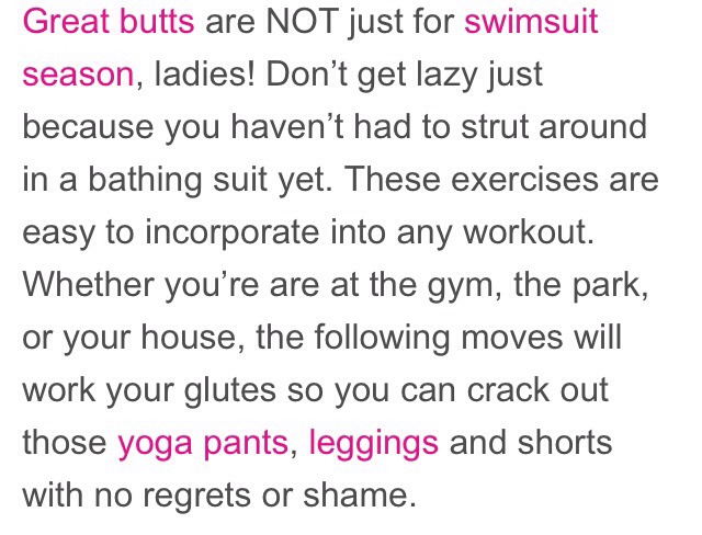   💙14 Moves To Get That Perfect Butt!!!!!(: 💙