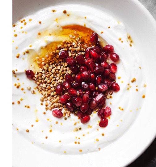 Toasted Buckwheat and Pomegranate Bowl