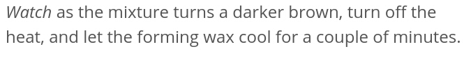 home-made sugar wax