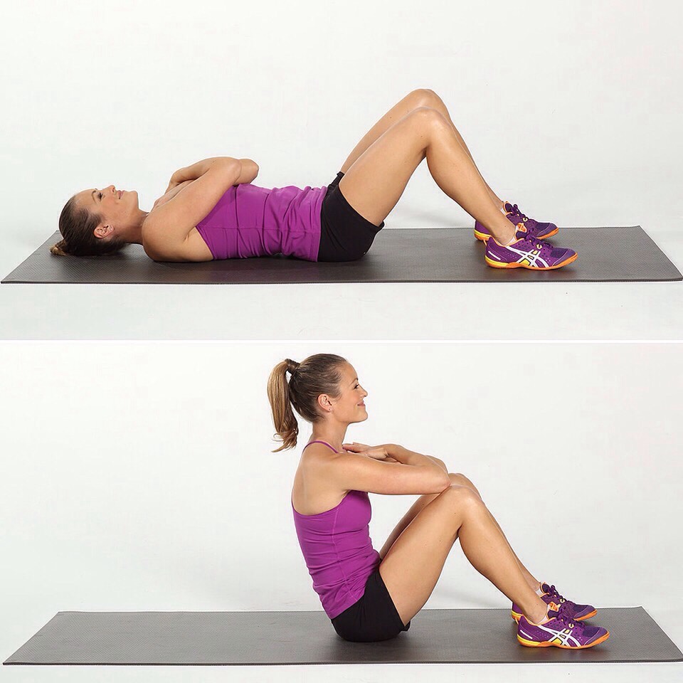 14 sit ups