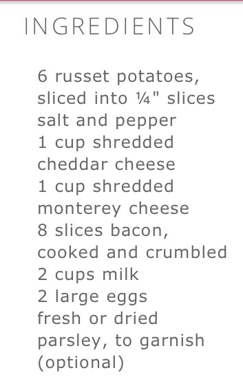 LOADED POTATO CASSEROLE