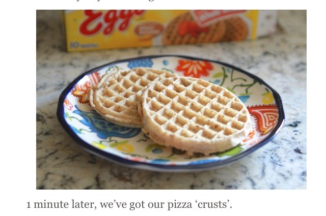 Fun And Healthy Fruit Waffle Breakfast Pizzas 