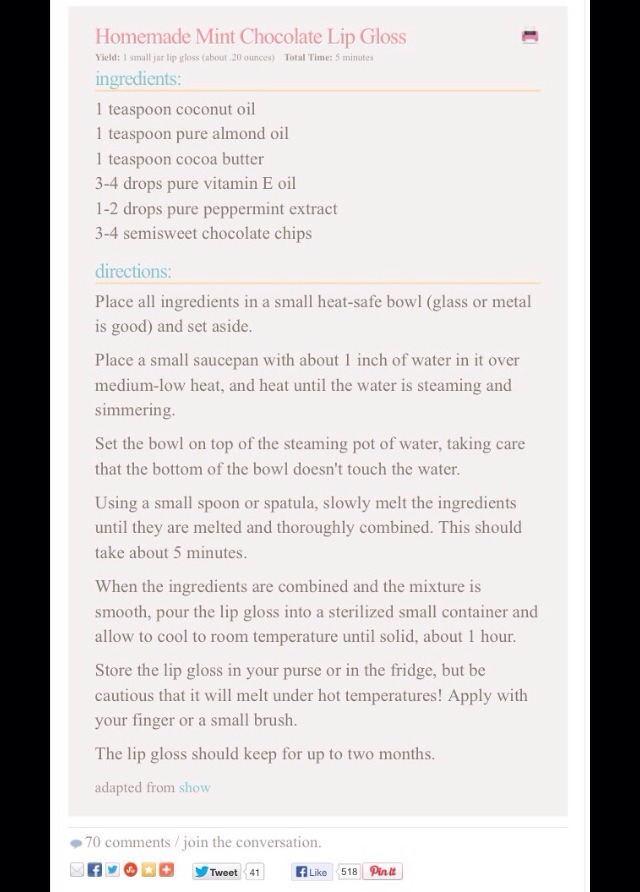 How To Make Mint Chocolate Lip Balm