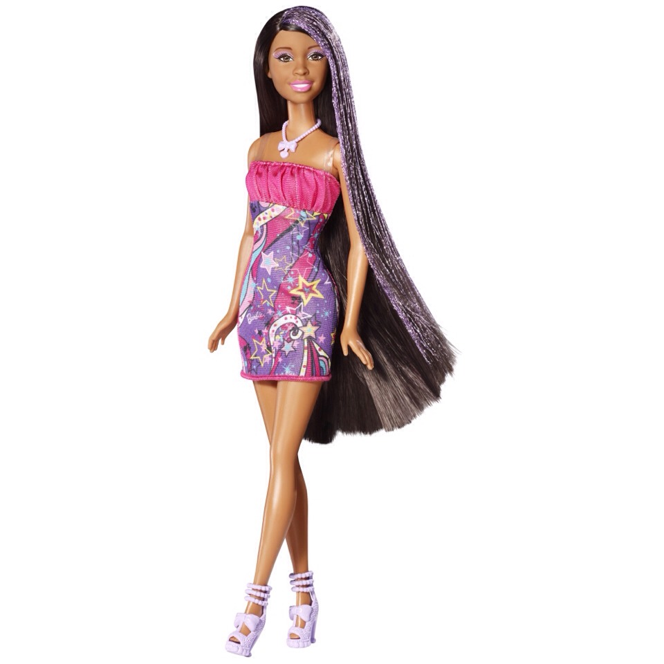 Follow these same steps for a barbies hair!