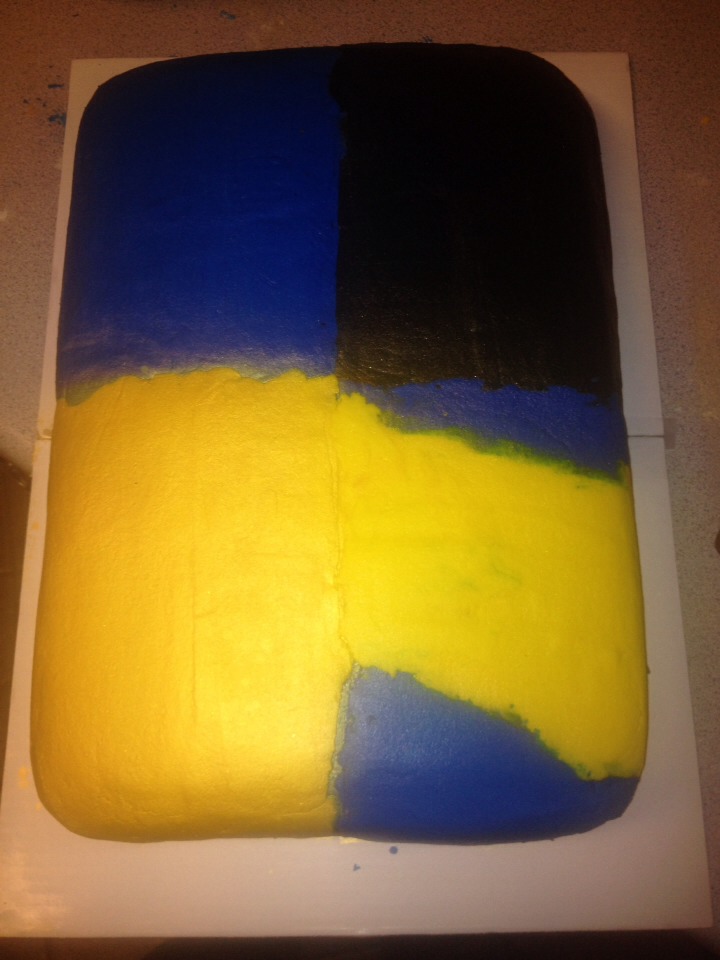Super Hero Birthday Cake