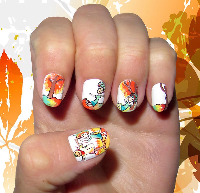 Most Cutest Nail Art For Fall#fallnails