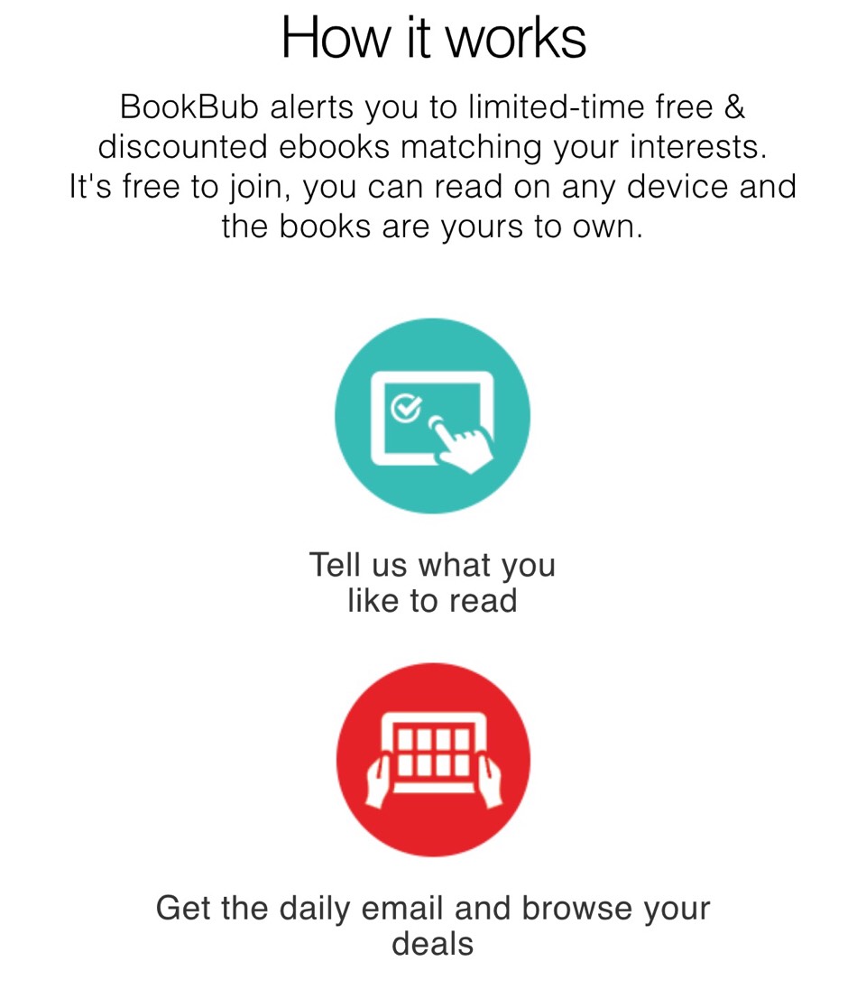 I just signed up for this website, if you're a book lover you'll love this!! Most books are less than 2.99 or FREE!
