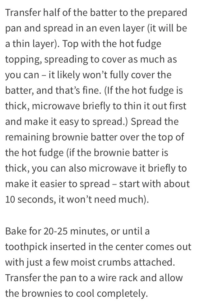 Light & Fluffy Peppermint Brownies