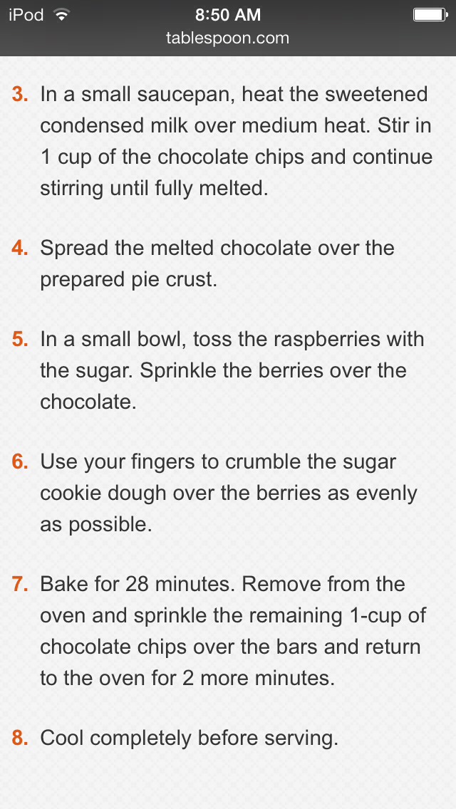 Easy To Make Dark Chocolate Raspberry Pie Bars!!! Sounds Yummy(: