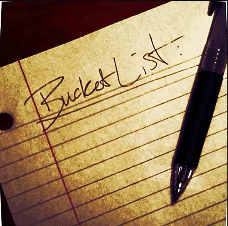 Write a bucket list - write out all the things you wish to do in life and then actually do one. 