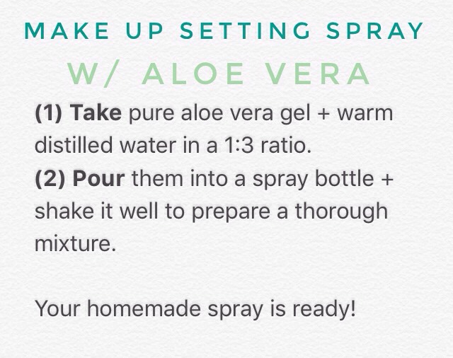 DIY | 5 ALL-NATURAL MAKE UP SETTING SPRAYS! 