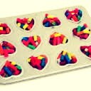 This is a great way to make unique crayons out of broken pieces of other crayons! Just put them in a cupcake pan!💖 I would spray the pan to reduce the risk of them melting to the pan