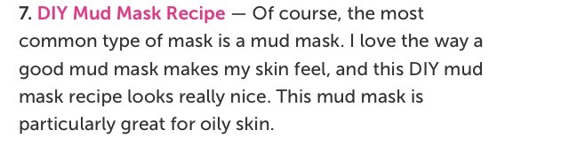HOMEMADE face Mask Recipes 