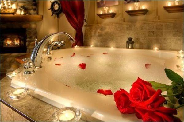 Romantic Bathroom Lighting ♥♥♥