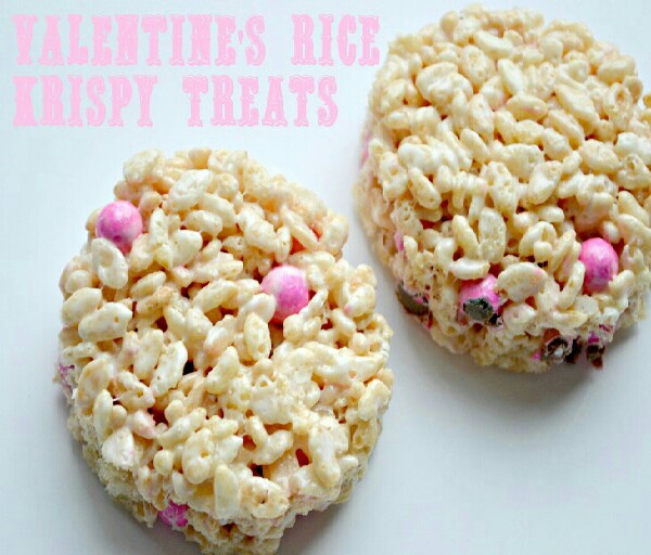 ♥♥EASY VALENTINE’S DAY RICE KRISPY TREAT♥♥

