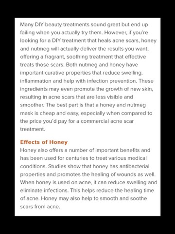 Face Mask For Acne And Scarring