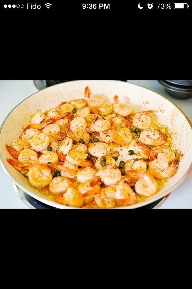 continue to sauté until cooked through, about 2 minutes more, turning them over to ensure they cook evenly. remove from heat and add the cappers and capper juice, red pepper flakes...
