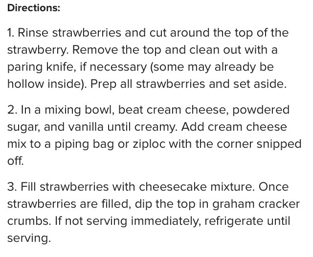 Yummy! Cheesecake Stuffed Strawberries 😝🍓