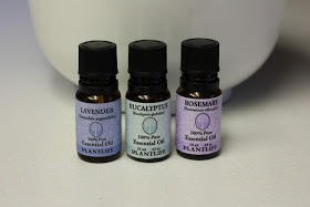 THEN add a few drops of each essential oils to the cooled "puck".