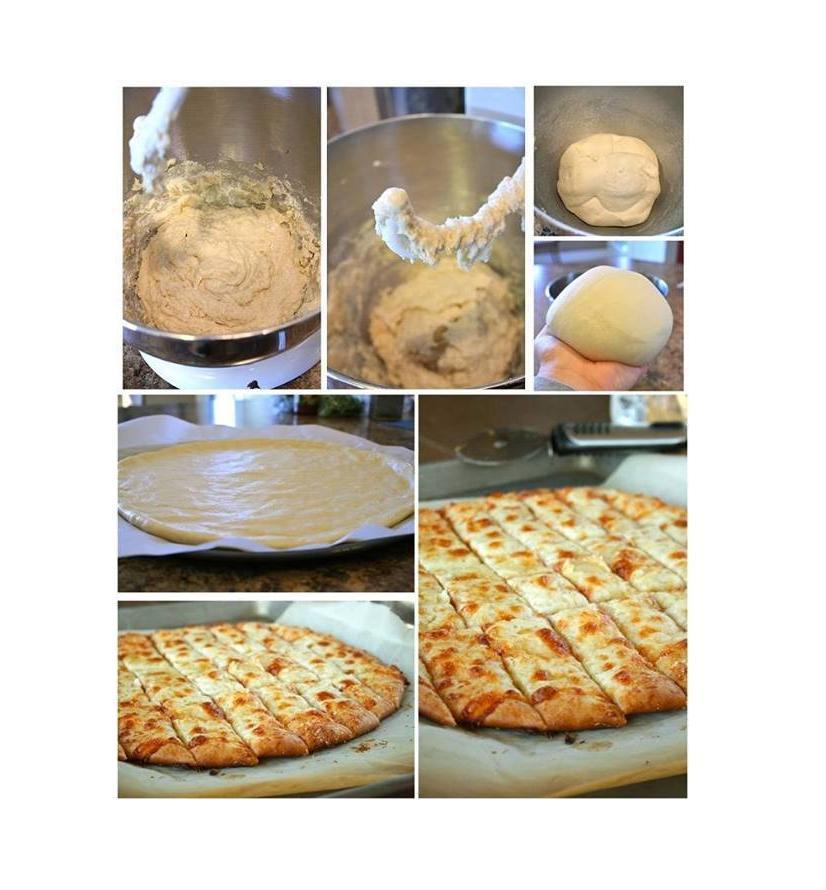 Fail-Proof Pizza Dough And Cheesy Garlic Bread Sticks