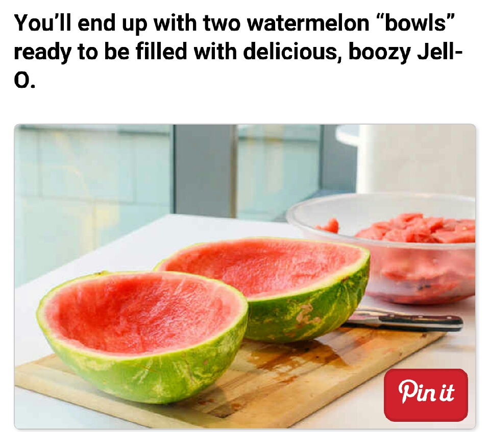 XXL Watermelon Jello Shots!