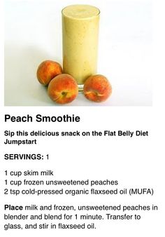 best smoothies for flat belly and healthy breakfast and snacks...