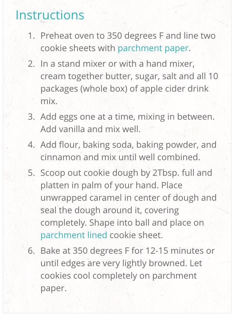 Apple Cider Caramel Cookies