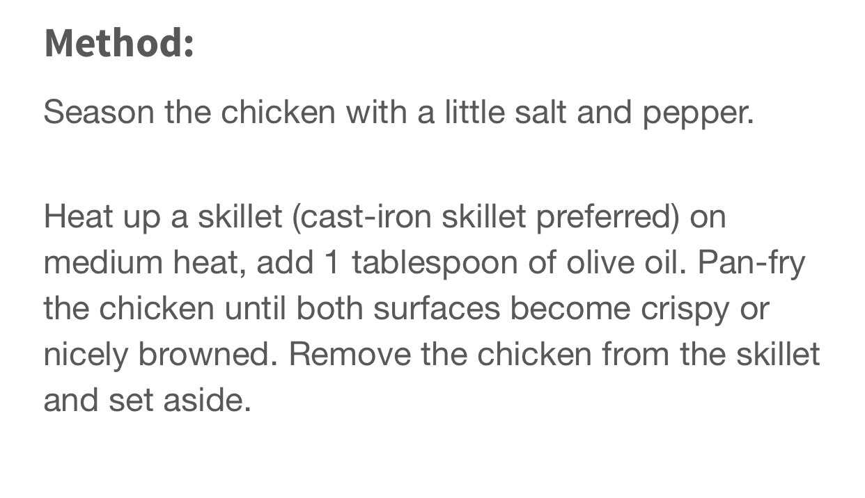 Creamy Garlic Chicken 