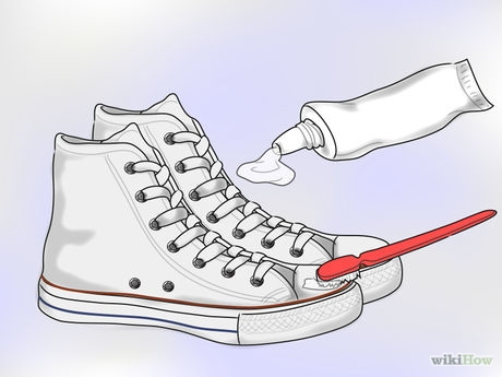 
Scrub out scuffs with whitening toothpaste. Apply the toothpaste directly to the scuff mark and scrub at it with a toothbrush.